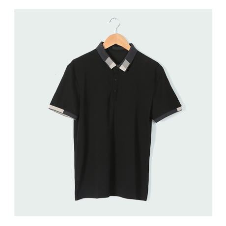 Camisa polo simples com logotipo personalizado de golfe casual para homens